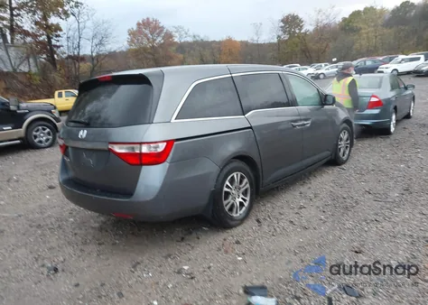 2011 Honda Odyssey Ex from USA, damaged, VIN 5FNRL5H46BB074367